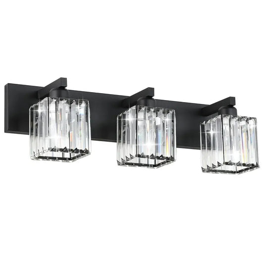 Vanity Light Fixture 3 Light Crystal Modern Bathroom Fixture