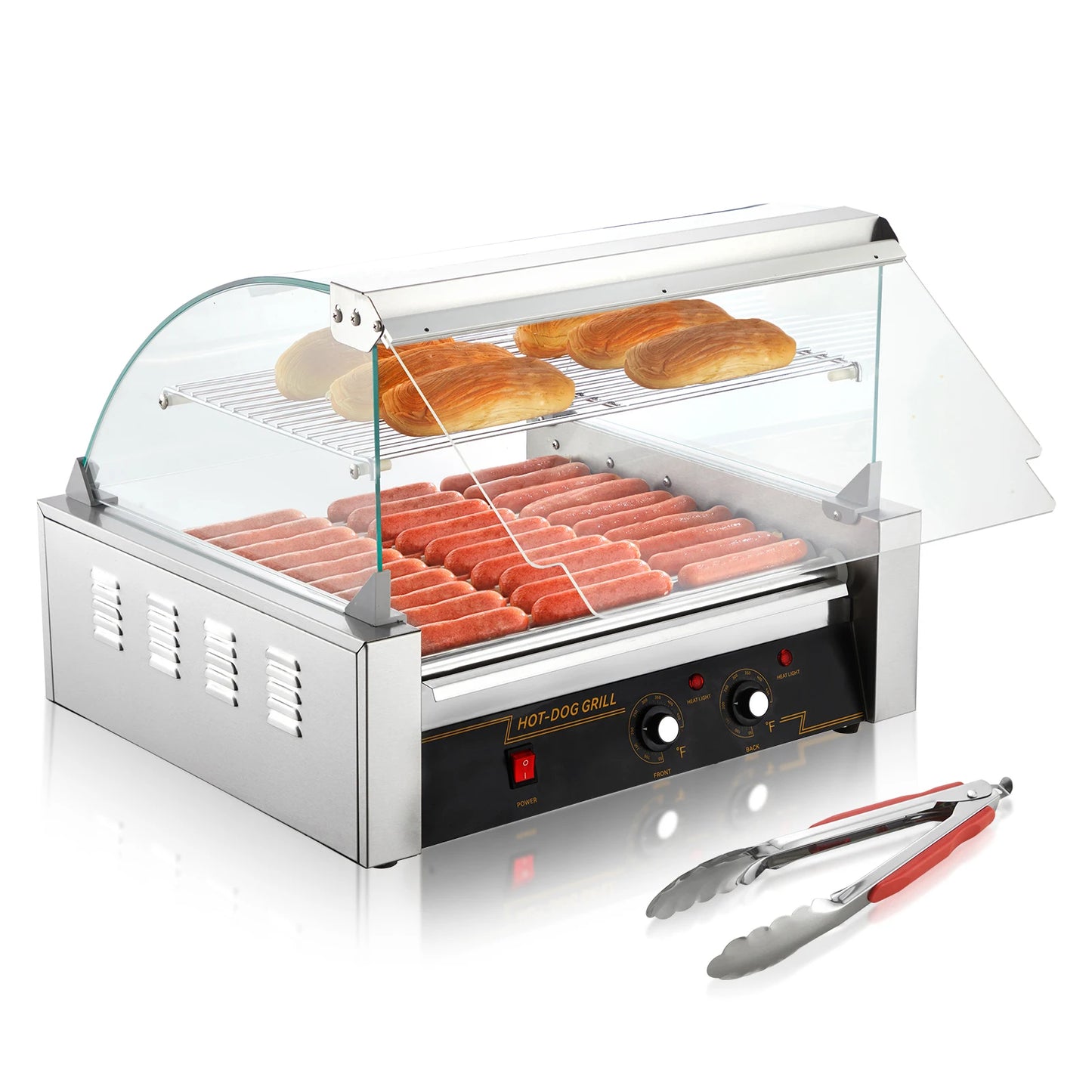 SucceBuy Hot Dog Roller Sausage Maker 110V Commercial Grill