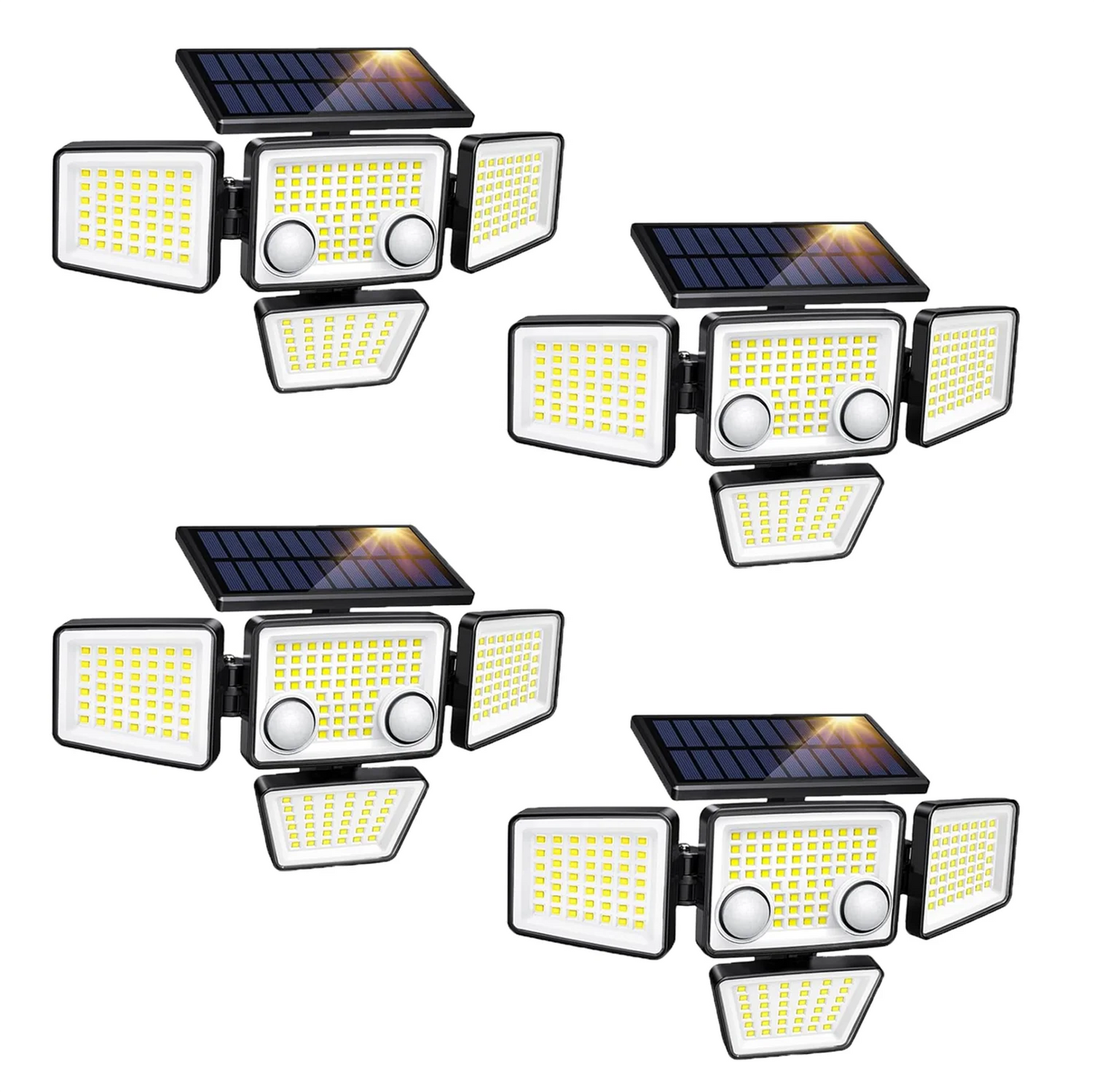 SZRSTH Solar Outdoor Lights 3000LM LED Motion Sensor Security Flood