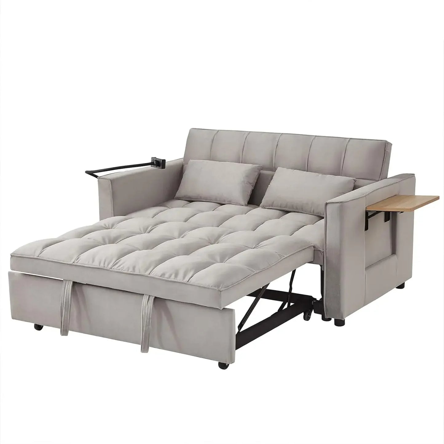 HUANZHUANG 3 In 1 Convertible Sleeper Sofa Bed Futon Couch