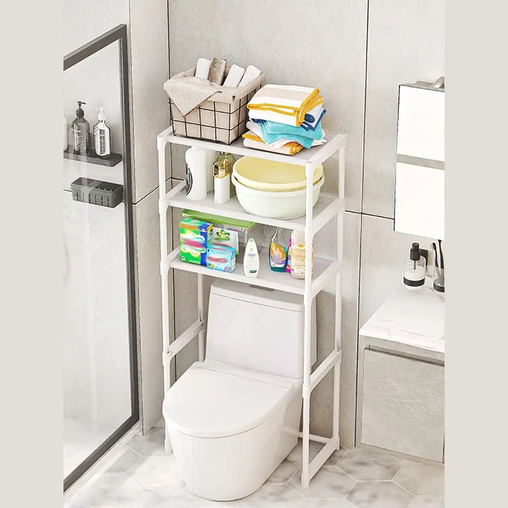 TWISTER.CK Over The Toilet Storage Cabinet 3-Tier Metal