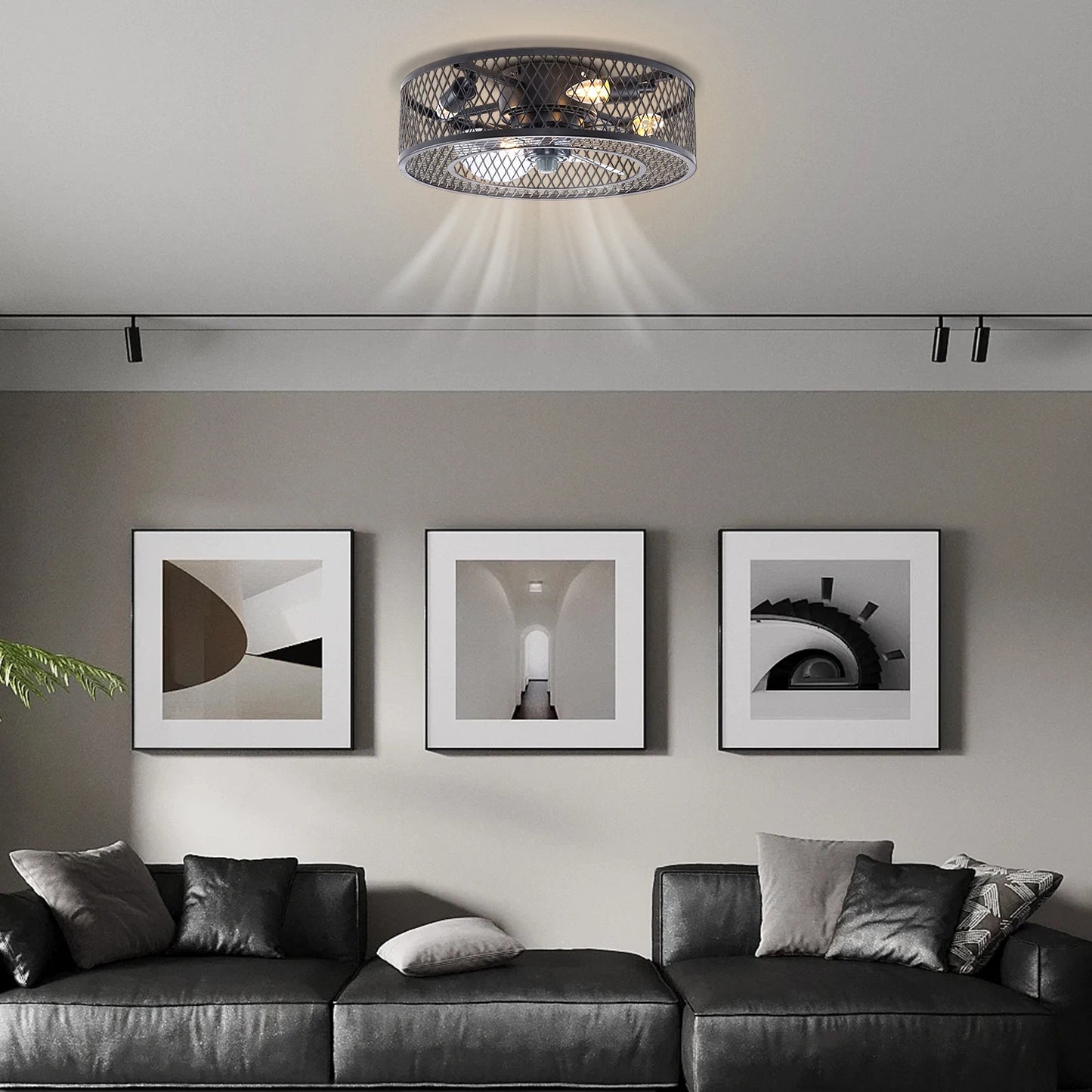 Four E27 Pendant Light Fixture For Living Rooms And Bars