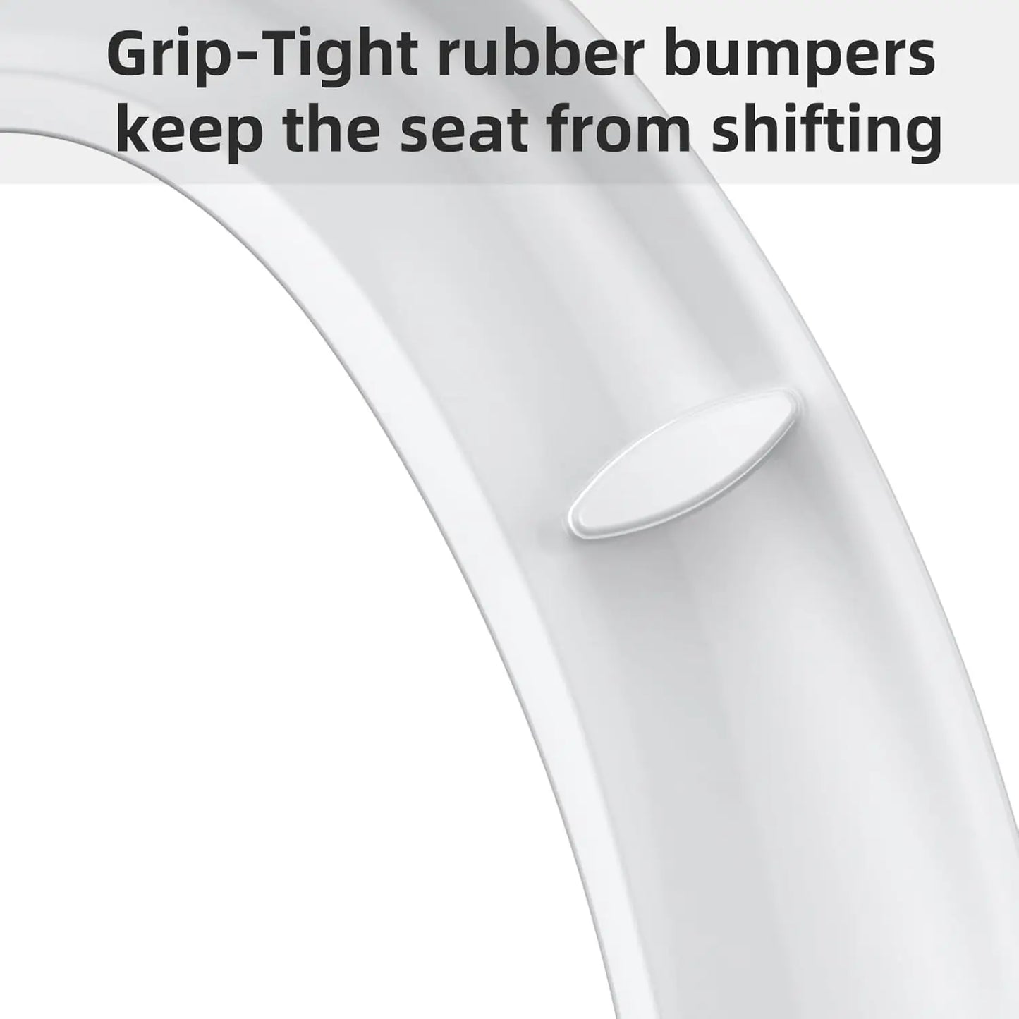 Elongated Toilet Seat With Slow Close Magnetic Quick Release Mount