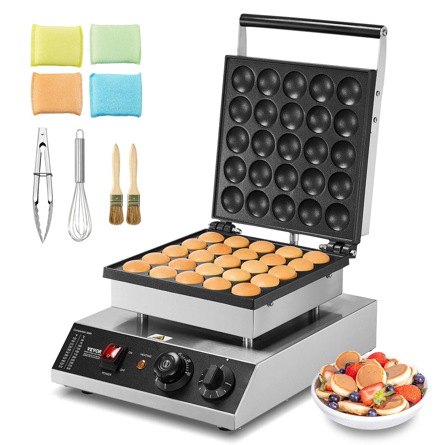 VEVOR SucceBuy Electric Waffle Maker 25P Pancake Dorayaki Machine