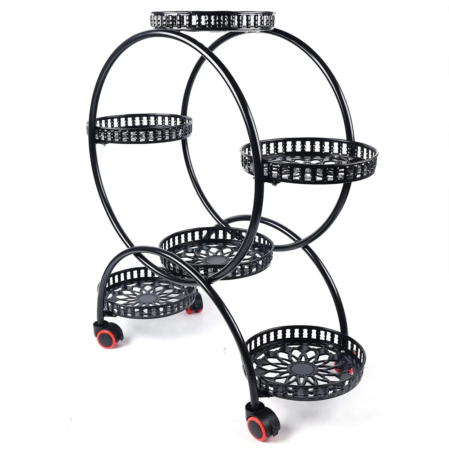 Metal Plant Stand For 6 Pots Patio Garden Indoor Versatile
