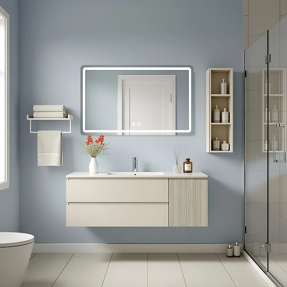 MYGIIVOVO LED Bathroom Vanity Mirror With Backlit Lights Demister