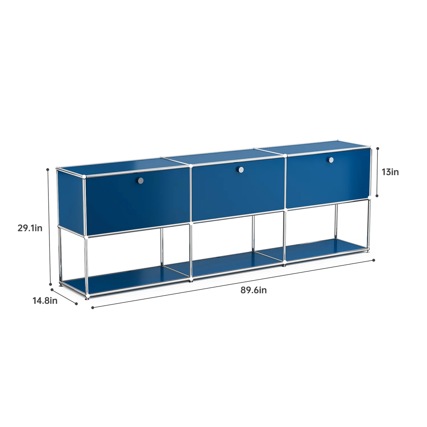 Modern TV Stand Storage File Cabinet With Metal Frame for Living Room Bedroom Office Book Shelf Bedside Table