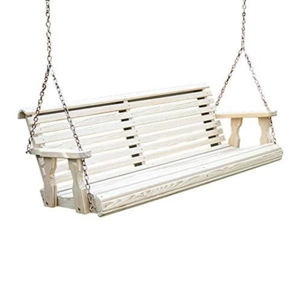 GUANGBAI Heavy Duty Porch Swing 700 Lb Capacity With Chains