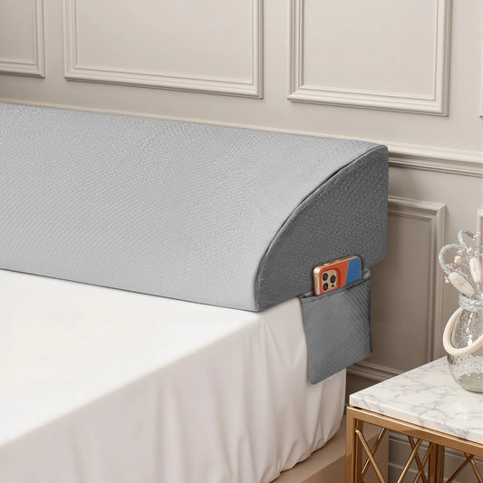 JHK Memory Foam Wedge Pillow Ventilated Neck Support With Removable Cover