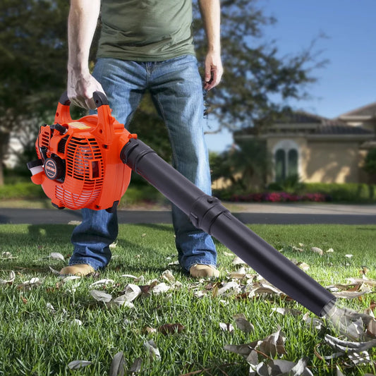 Gas Leaf Blower 2 Stroke Commercial Handheld Yard Tool