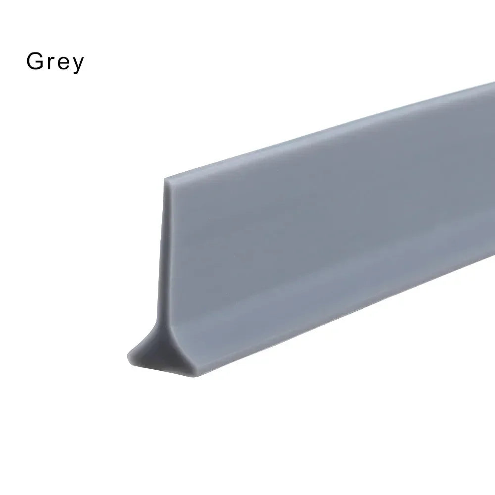 Silicone Water Stopper Self Adhesive Bendable Shower Dam Barrier