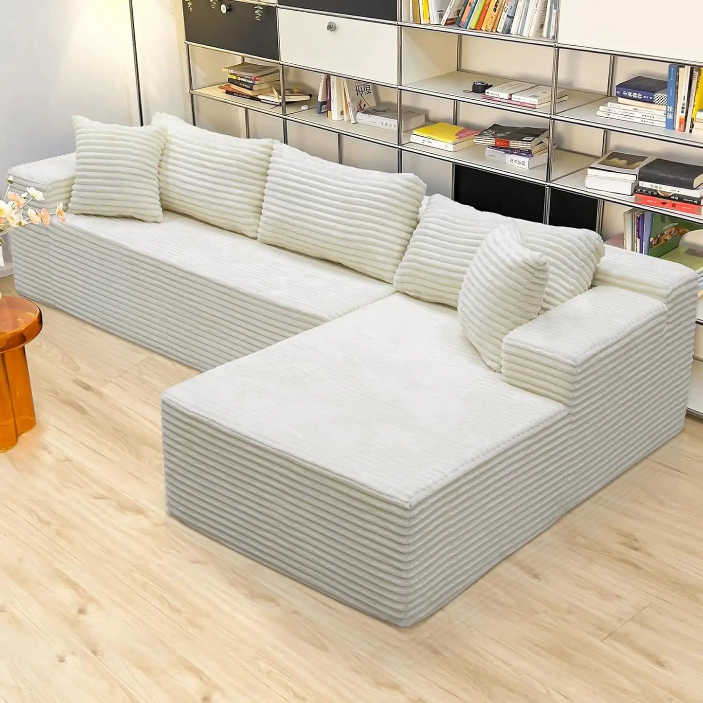Sectional Sofa Modern Modular L Shape Chaise Couch