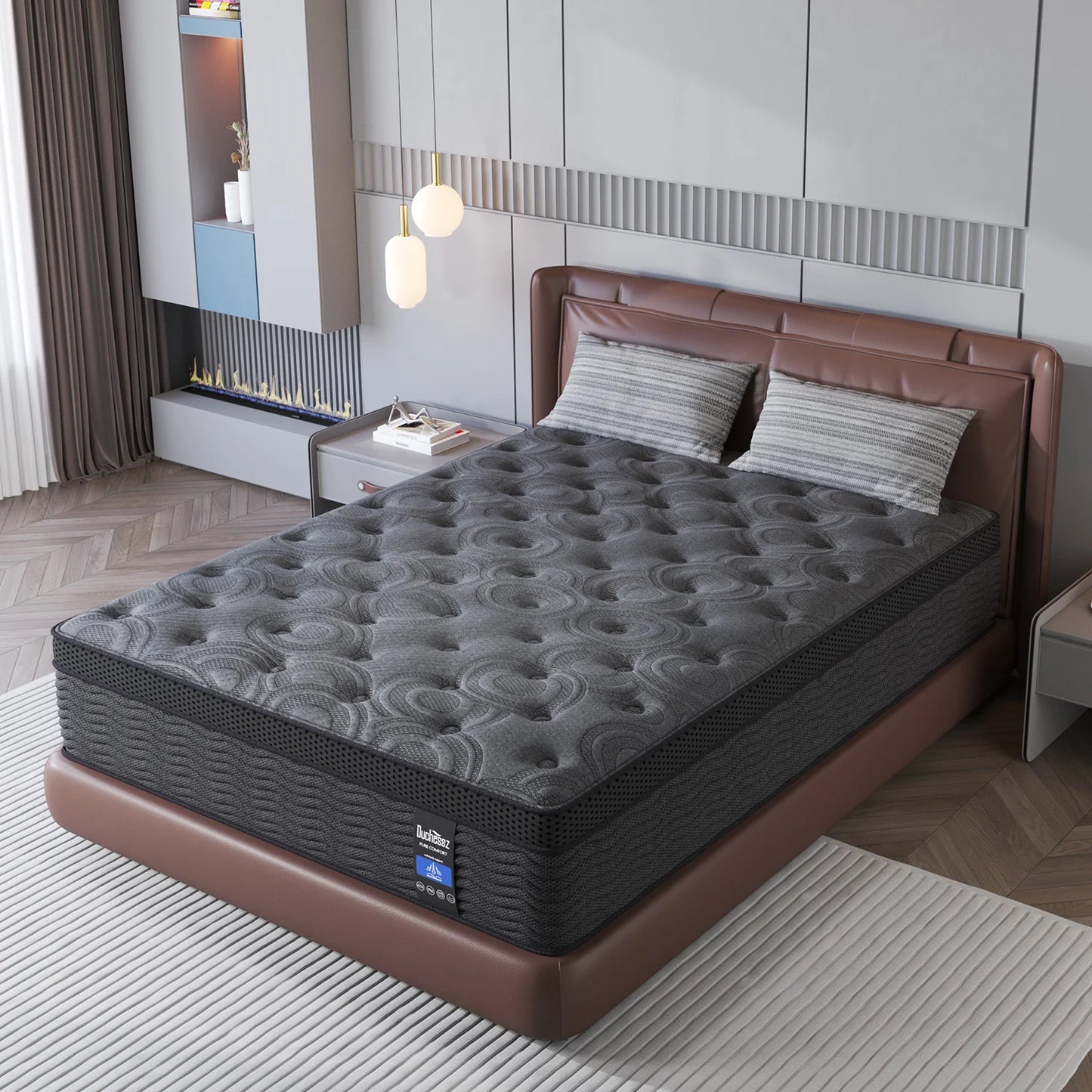 Sweetlove Hybrid Memory Foam Mattress in a Box Euro Top
