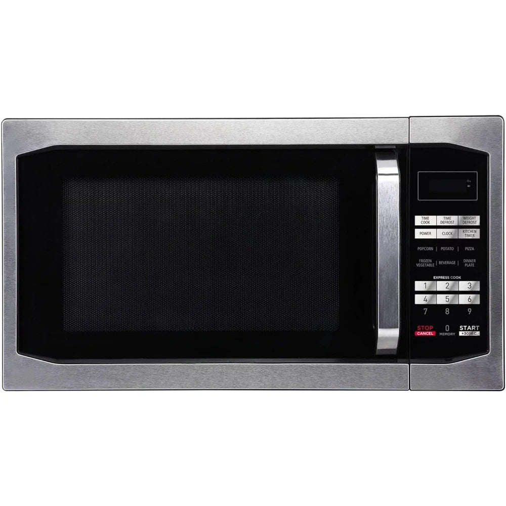 1100W Stainless Steel Digital Countertop Microwave