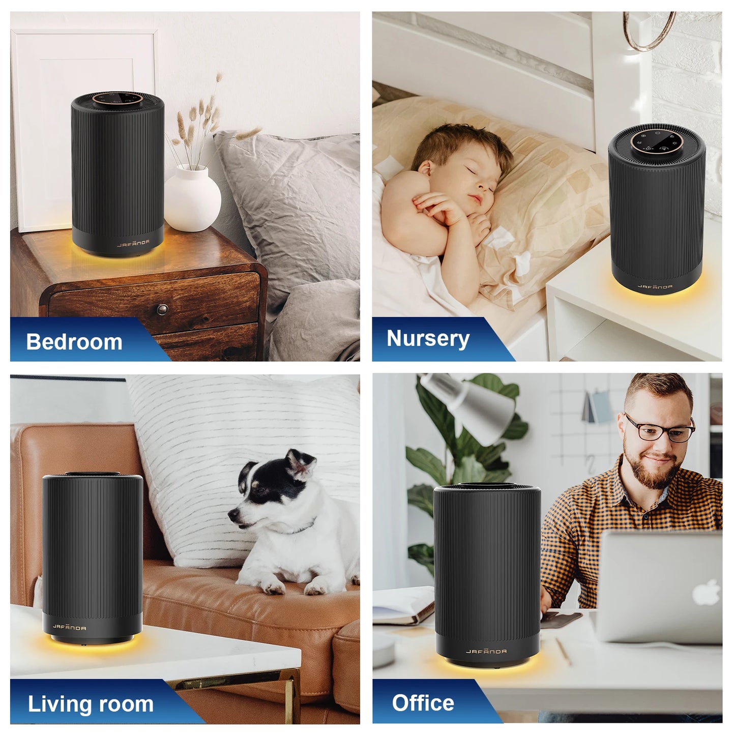 Jafanda True HEPA 13 Air Purifier Low Noise for Home