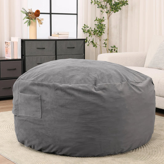 Bean Bag Chair for Gaming and Reading with Removable Cover