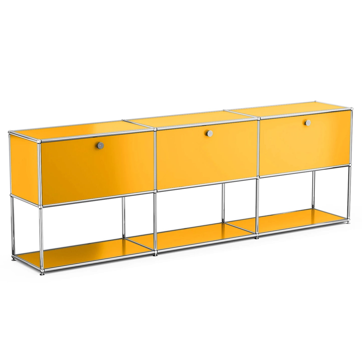 Modern TV Stand Storage File Cabinet With Metal Frame for Living Room Bedroom Office Book Shelf Bedside Table