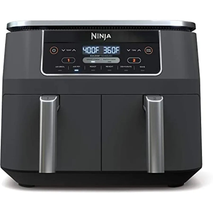 XMSJ 6-In-1 DualZone Air Fryer With Two Baskets For Dishes