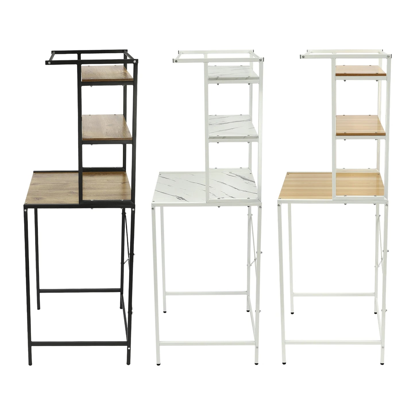 Bymaocar 3 Tier Washer Dryer Shelving Organizer For Laundry