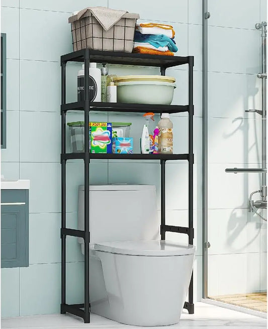 TWISTER.CK Over The Toilet Storage Cabinet 3-Tier Metal