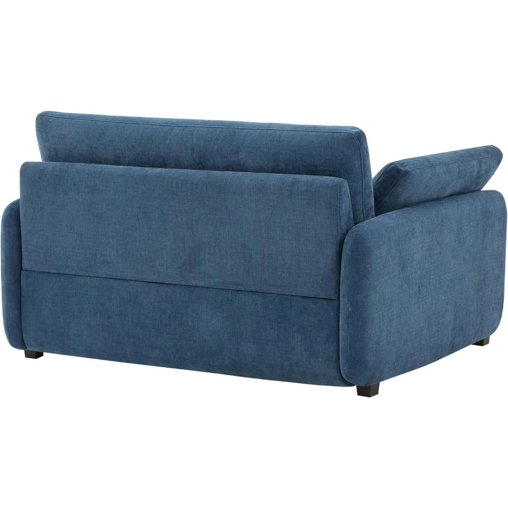 RBXC Chenille Oversized Sofa Chair With Deep Seat And Pillows