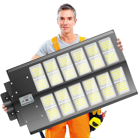 6000 Watt Solar Street Light With Motion Sensor IP65 Waterproof
