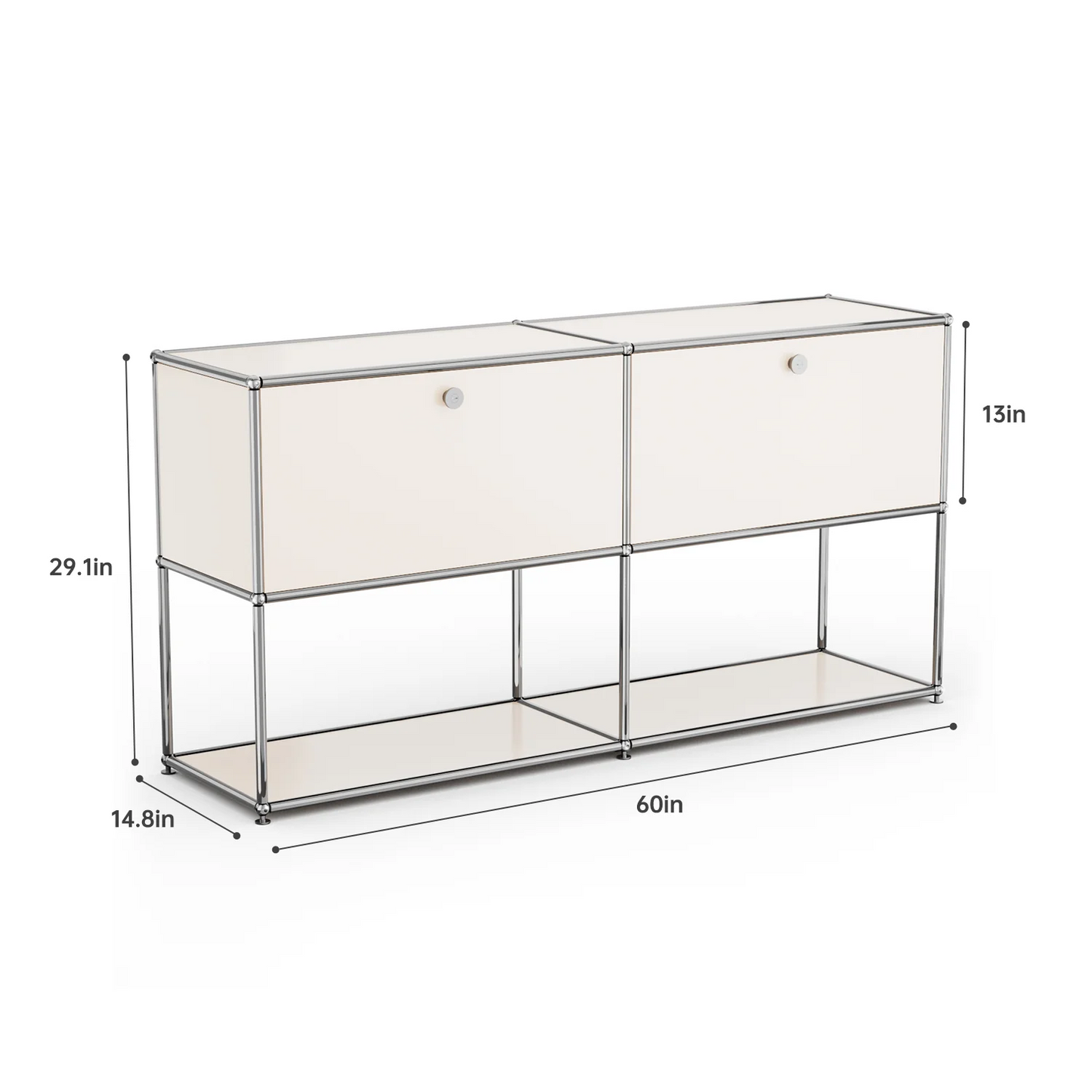Modern TV Stand Storage File Cabinet With Metal Frame for Living Room Bedroom Office Book Shelf Bedside Table