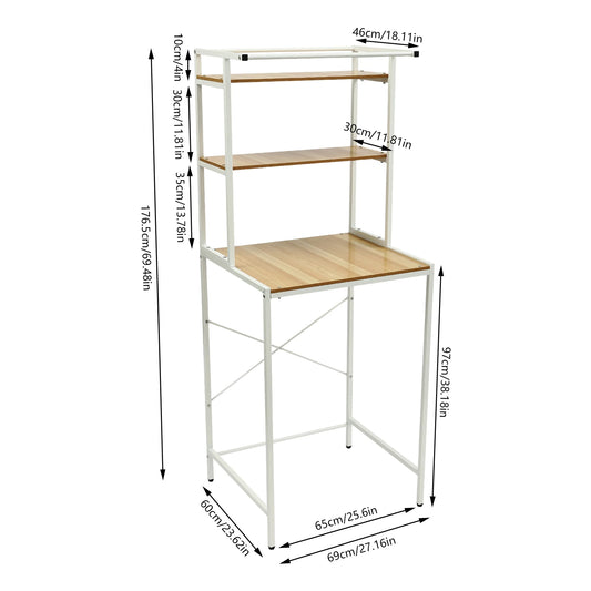 Bymaocar 3 Tier Washer Dryer Shelving Organizer For Laundry