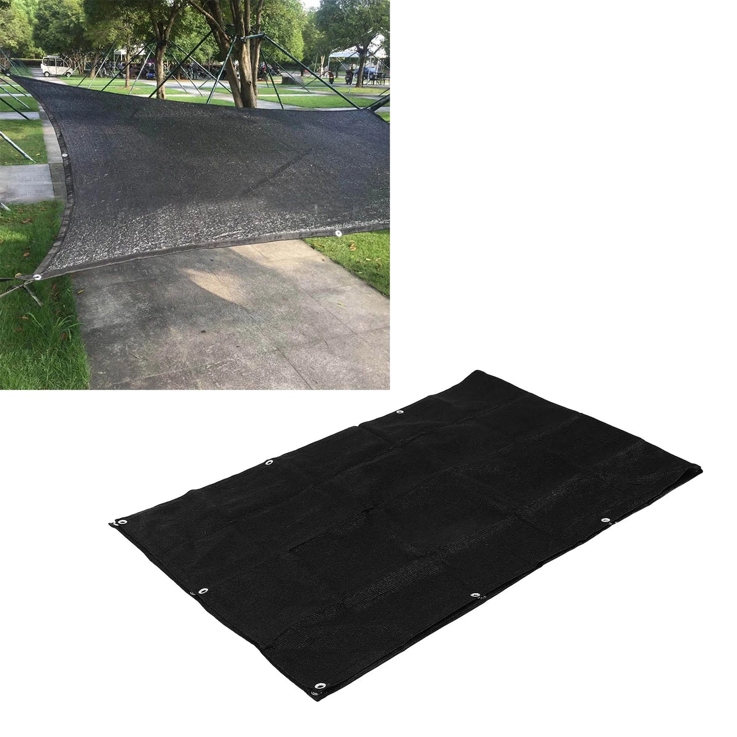 TOPINCN Privacy Net HDPE Windscreen UV Proof For Garden
