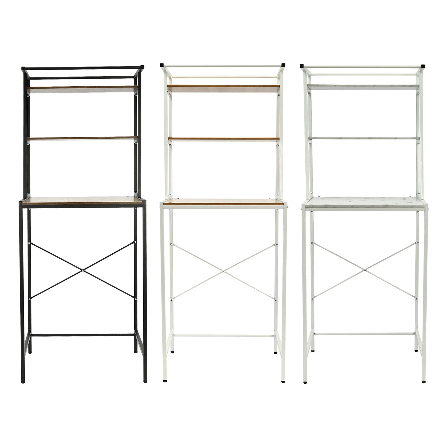 Bymaocar 3 Tier Washer Dryer Shelving Organizer For Laundry