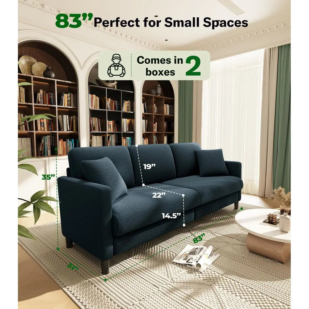 XMSJ Teddy Sofa Loveseat For Living Room