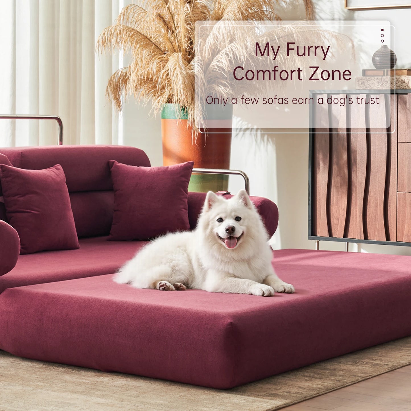 Convertible Sleeper Sofa Folding Sofa Bed With Rounded Arm Supports