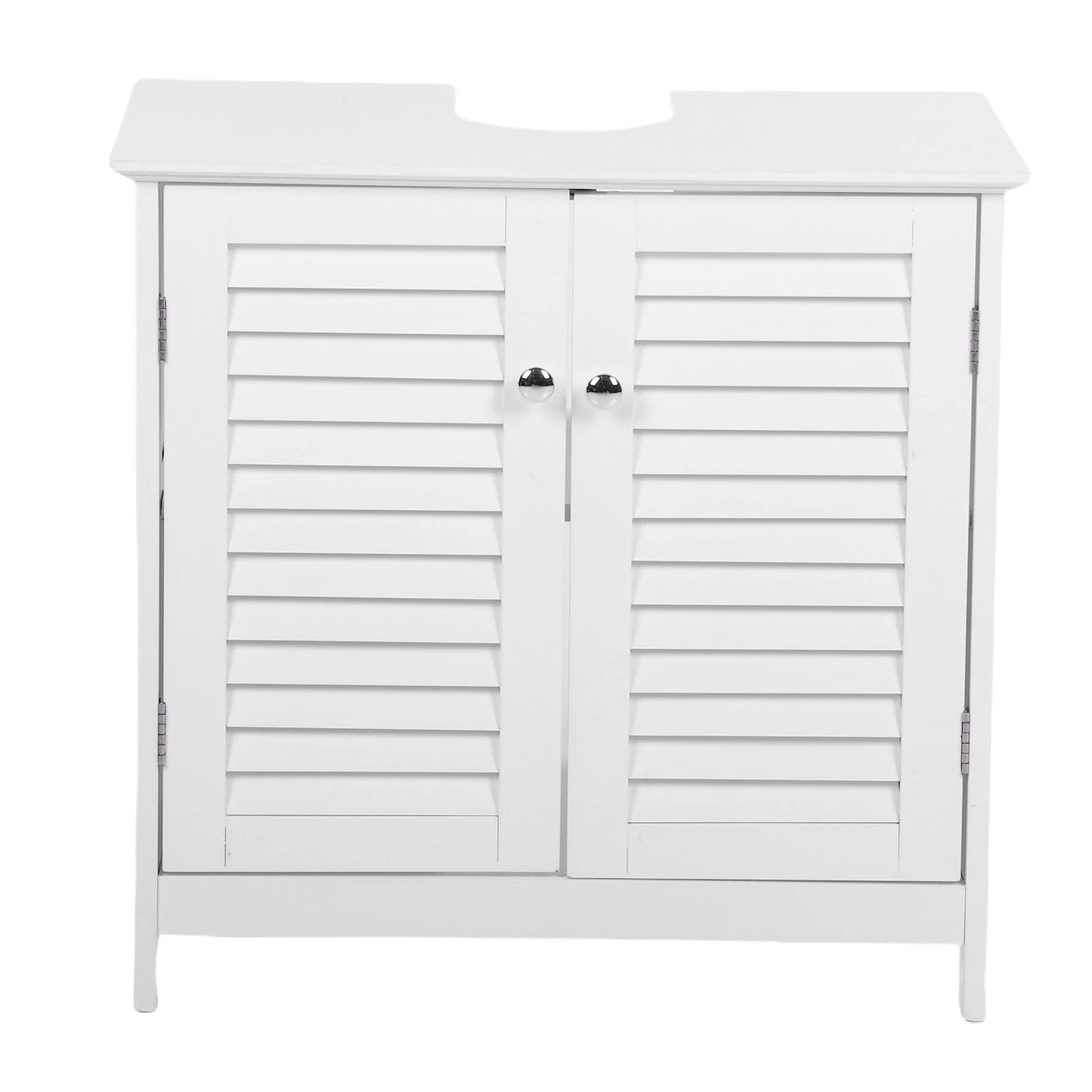 Freestanding Bathroom Sink Cabinet With 2 Doors And Shelf