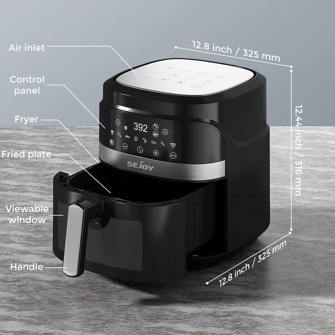 SEJOY Air Fryer Oven With Roast Bake Dehydrate And Warm