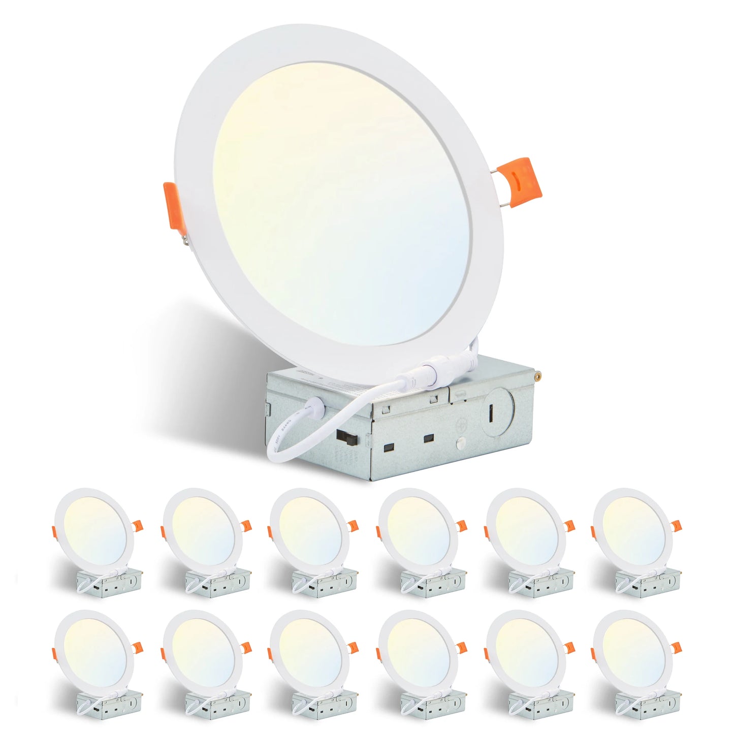 ARLGSITE LED Recessed Lights With Dimmable 3000K To 5000K