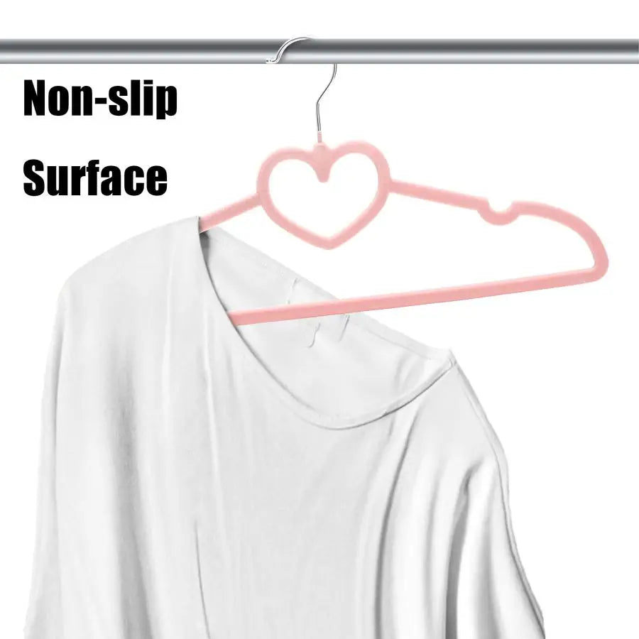 Non Slip Velvet Hangers With 360 Degree Hook 50 Pack