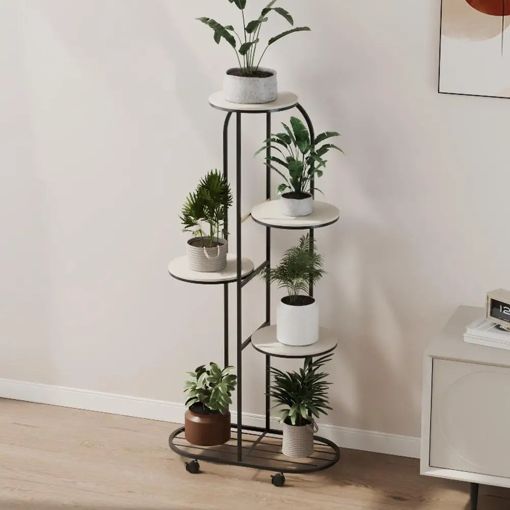 TWISTER.CK Plant Shelving Flower Pot Holder Wrought Iron Corner Rack