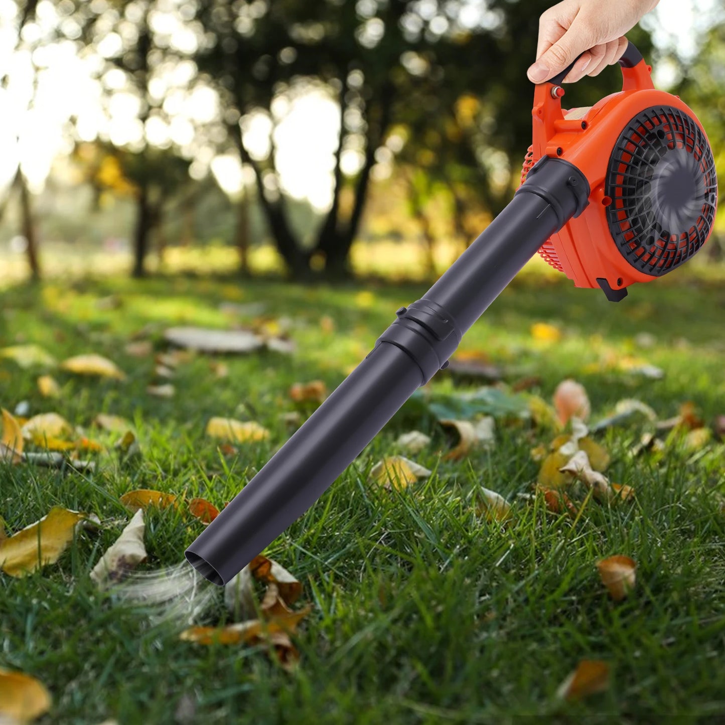 Gas Leaf Blower 2 Stroke Commercial Handheld Yard Tool