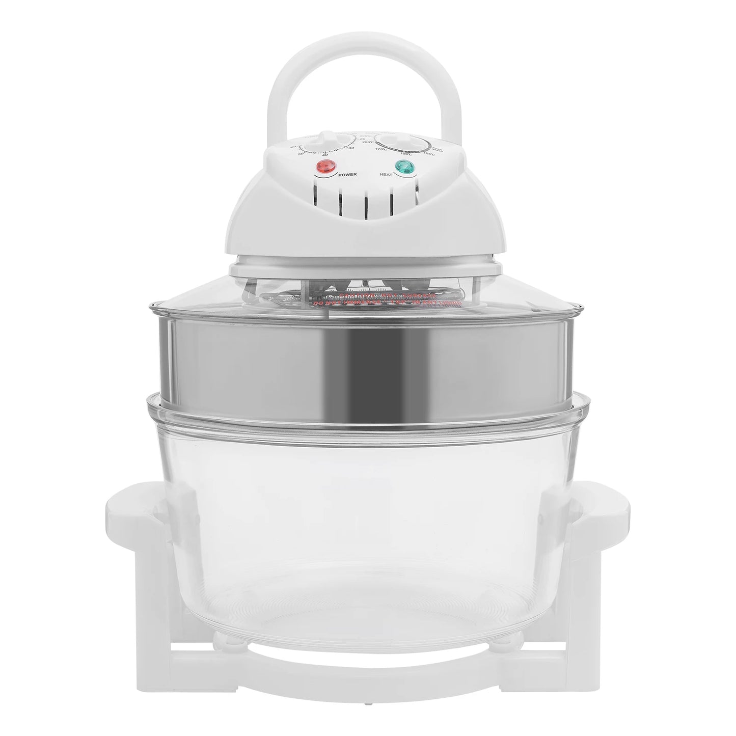 Visual Air Fryer 110V 17.96Qt 1200W 360 Degree Grill Rack