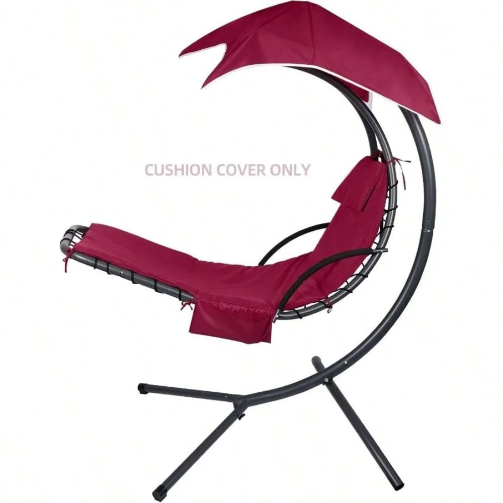 XMSJ Patio Chaise Hammock Cushion Cover For Floating Swing Chair