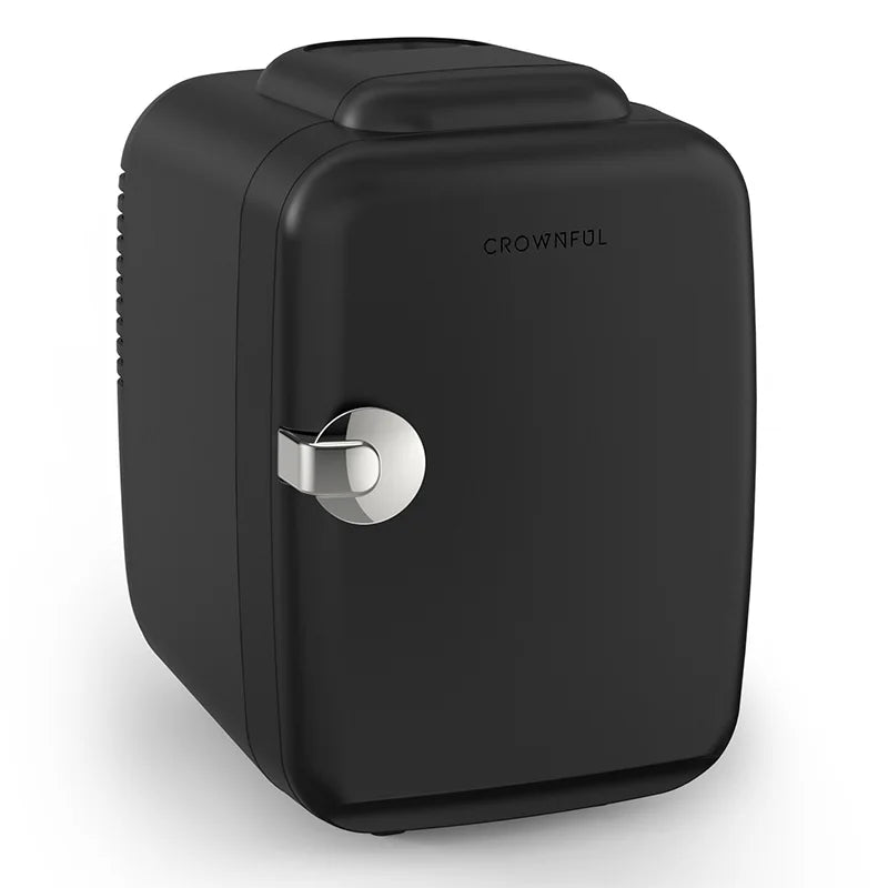 Crownful Mini Fridge for Beauty Skincare AC DC Car Refrigerator