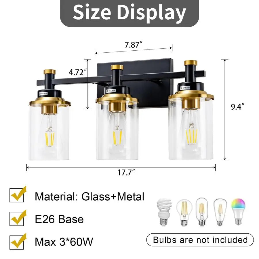 Bathroom Vanity Light Fixture Modern Wall Sconce Over Mirror