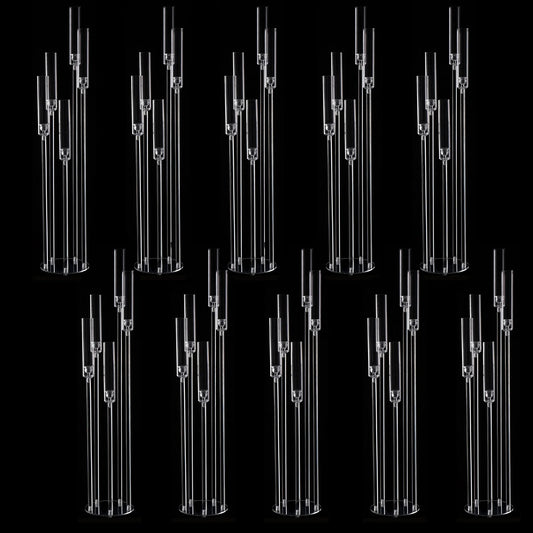 VINCIGANTCandle Acrylic 5 Arm Floor Candelabra Centerpiece for Weddings
