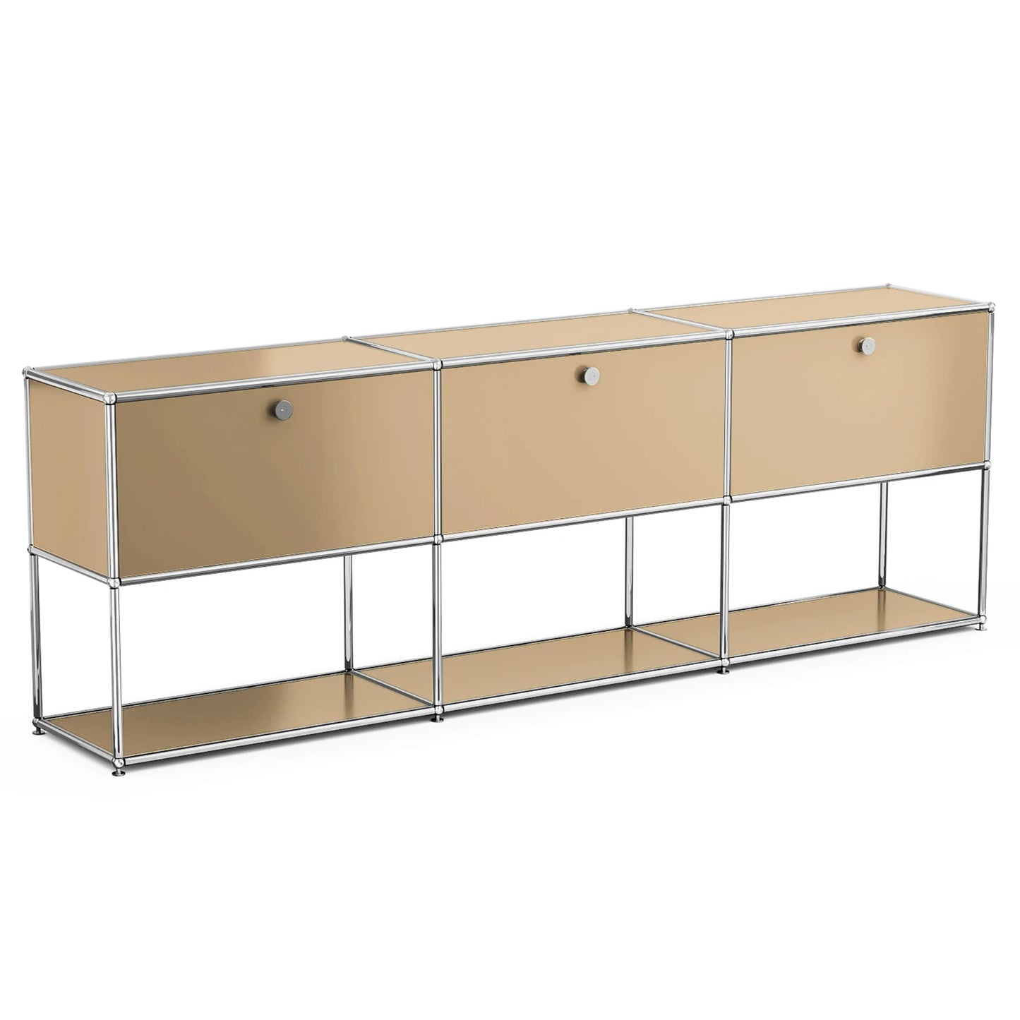 Modern TV Stand Storage File Cabinet With Metal Frame for Living Room Bedroom Office Book Shelf Bedside Table