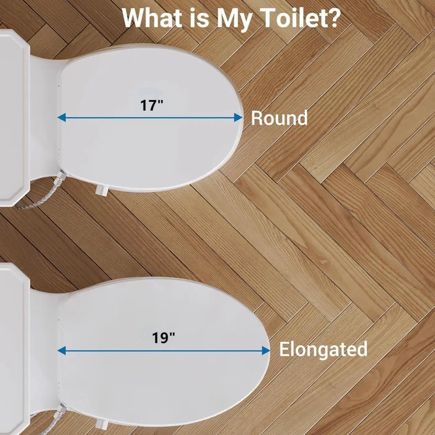 TWISTER.CK Premium Non-Electric Round Bidet Toilet Seat With Dual Nozzles