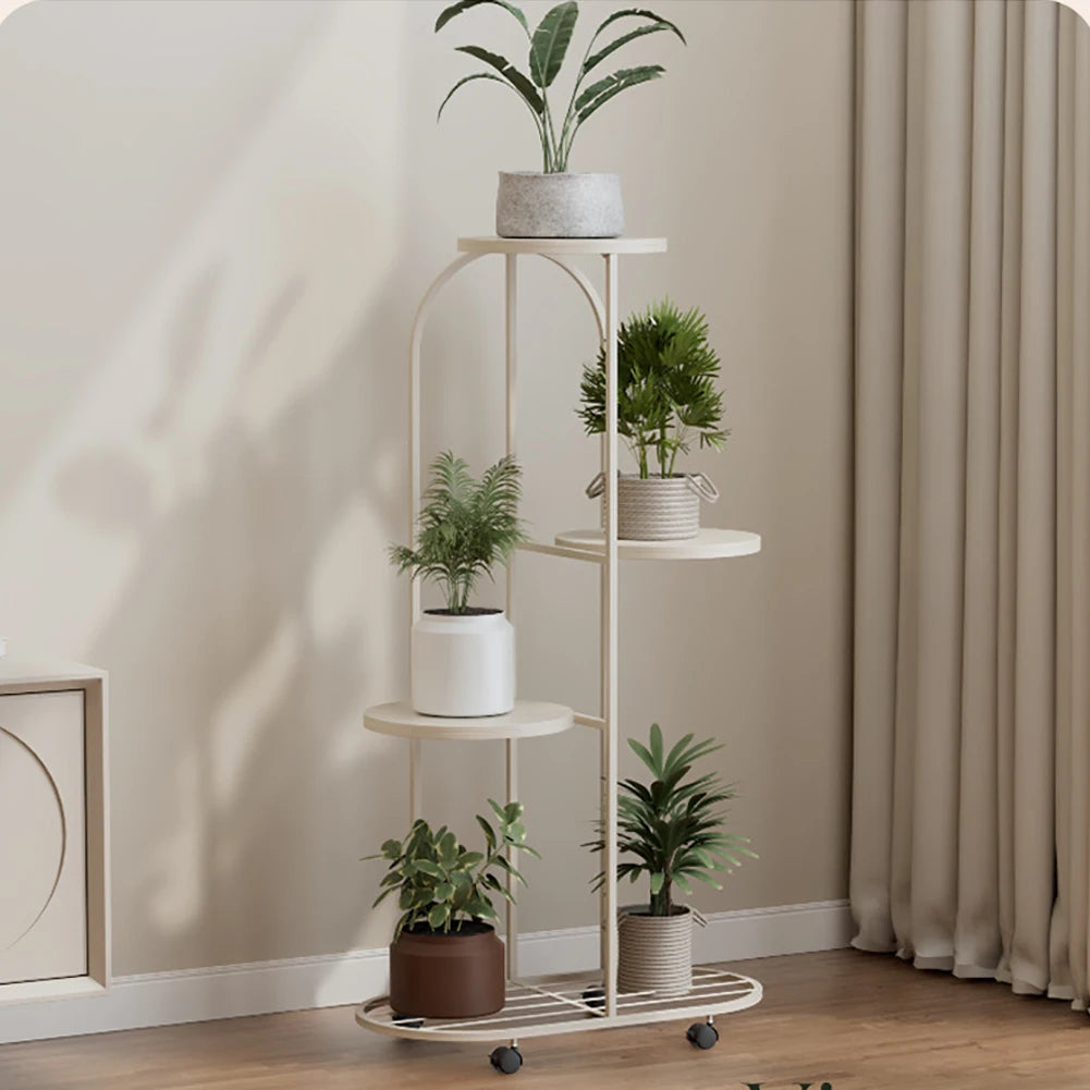 TWISTER.CK Plant Shelving Flower Pot Holder Wrought Iron Corner Rack