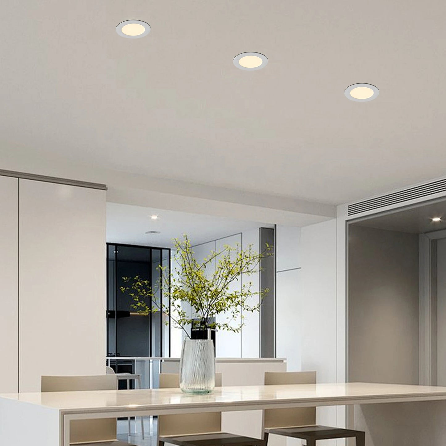 ARLGSITE LED Recessed Lights With Dimmable 3000K To 5000K