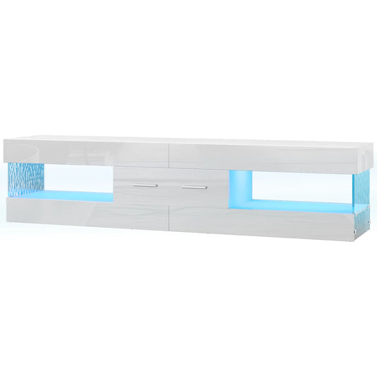 Nost and Host TV Stand High Gloss Led Console Storage
