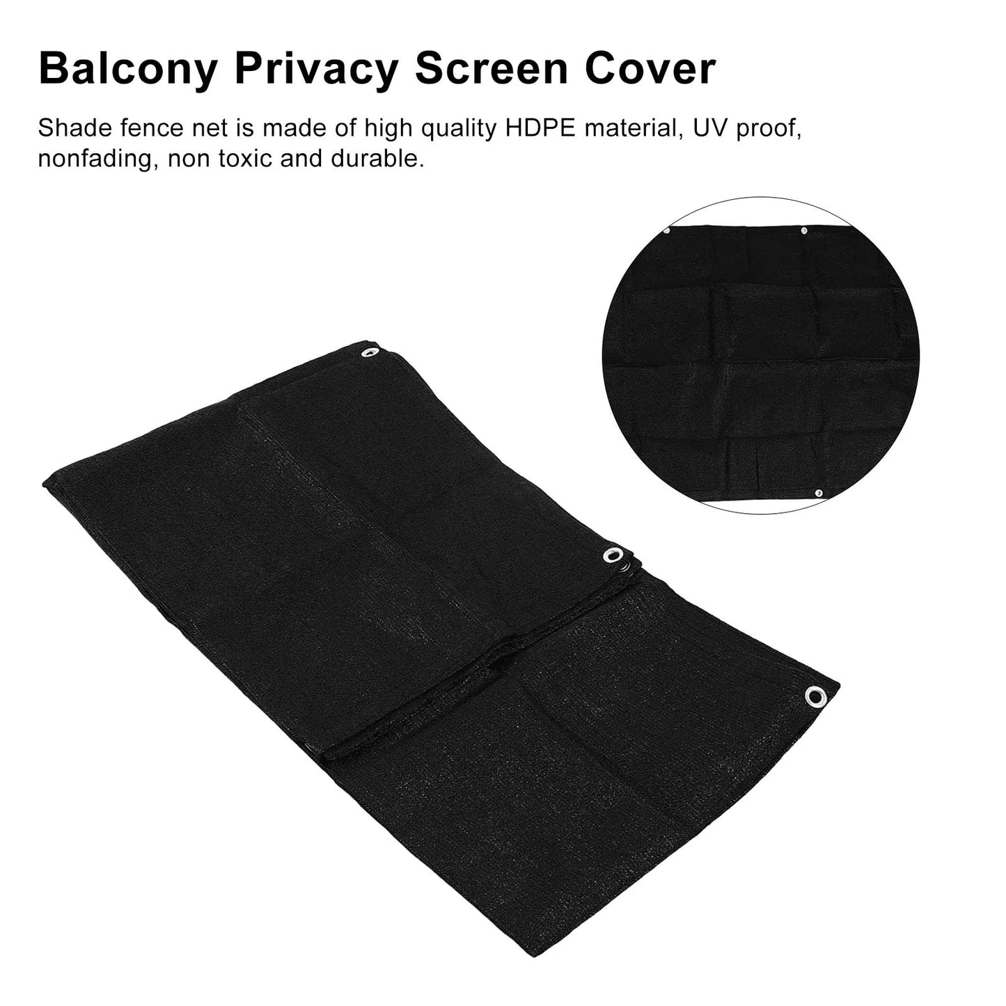 TOPINCN Privacy Net HDPE Windscreen UV Proof For Garden
