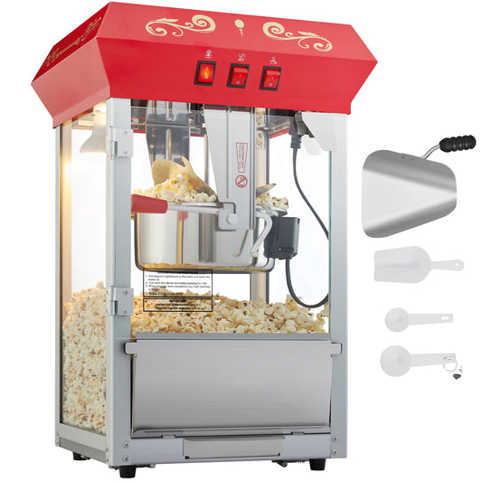 SucceBuy Electric Popcorn Maker Commercial Popper Automatic